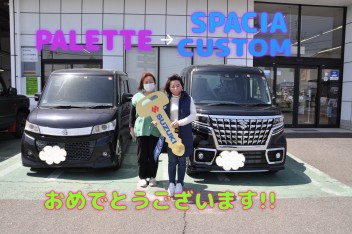 M様 スペーシアカスタム ご納車です！！